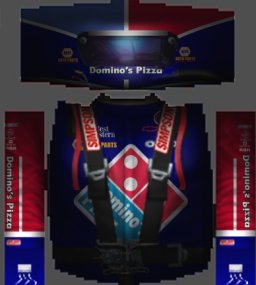 Dominos Pizza driver suit (Busch Series)